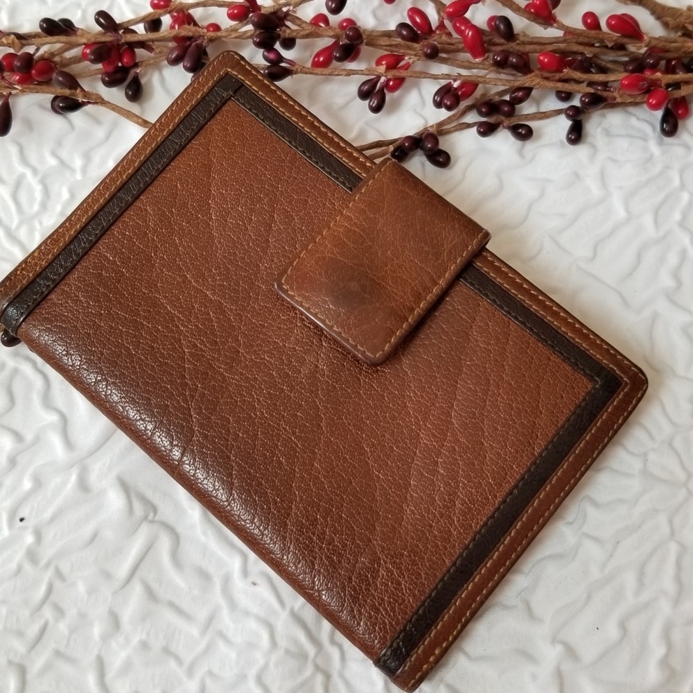 Lodis made in Spain Vintage Bifold Brown Wallet
